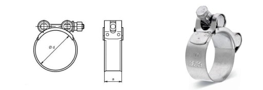 Skrutková svorka GBS W2 19-21 Nerez