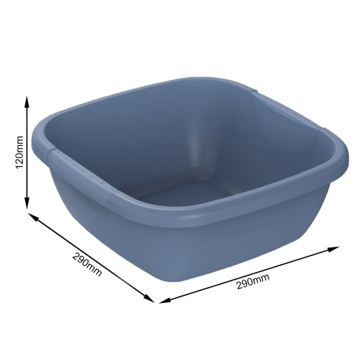 Rotho ECO 5L horizont modrá štvorcová miska