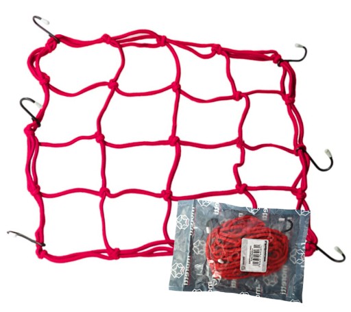 Sieť na batožinu 30x30cm skúter moped motorka štvorkolka ATV