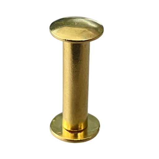 Nit Skrutka Skrutkovaná DIY 30 mm Zlatá 5ks