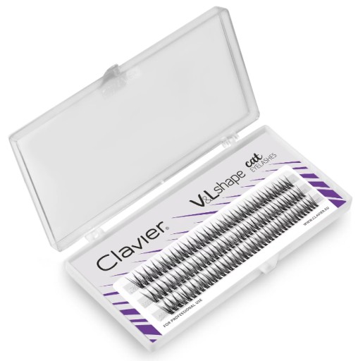 Clavier V&L Shape mačacie mihalnice L curl - 10mm