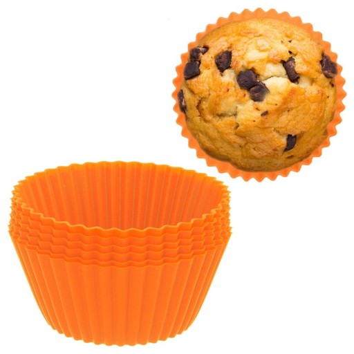6x SILIKONOVÁ forma na muffiny a cupcaky