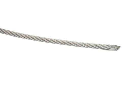 1m Lano Oceľové lanko 4mm 6x7 pozink