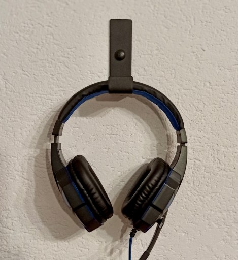 Držiak na slúchadlá čierny LOFT