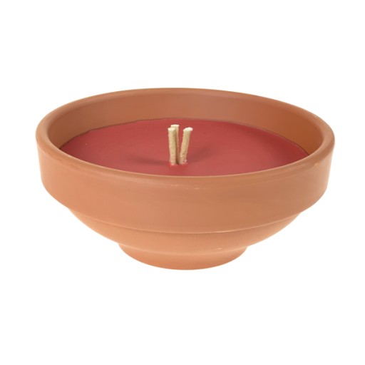 Sviečka OPEN CLAY, sypaná KERAMIKA, stredná