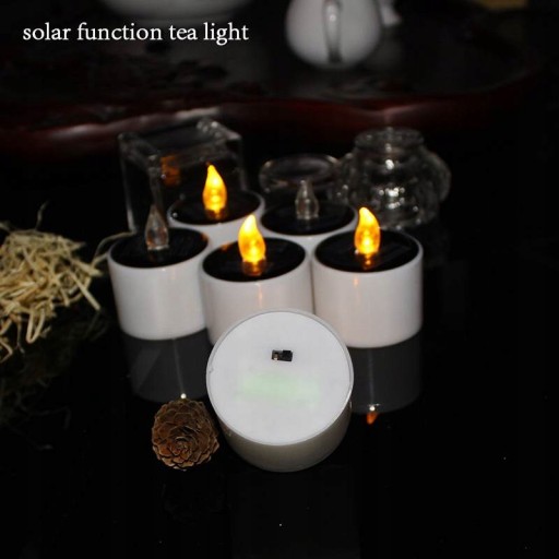 SVIEČKOVÁ VLOŽKA LED ELEKTRICKÝ SOLÁRNY POHYBLIVÝ PLAMEŇ
