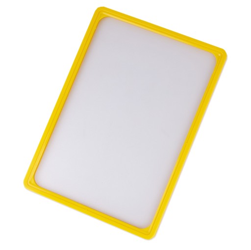 A4 ŽLTÝ RÁM NA PLAKÁT + UNIVERZÁLNE VRECKO NA PLAKÁT - A4