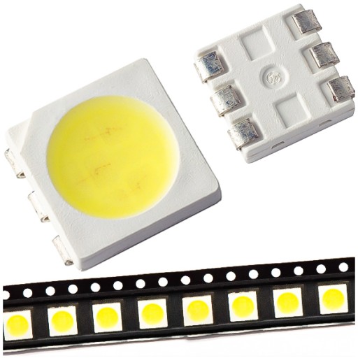 SMD 5050 LED 0,2W BIELE A FAREBNÉ 50 KS - 6 farieb na výber