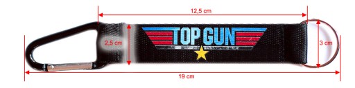 Kľúčenka Top Gun s karabínkou