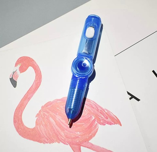 FIDGET SPINNER BALLPOINT ANTISTRESOVÉ 4 PERO TOČENIE PRE TRIKY TRIK
