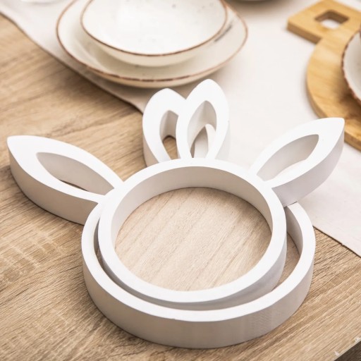 Podnos Dekoračný tanier so zajačími uškami Easter Altom Design 24 cm