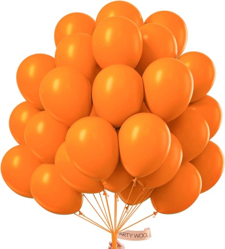 ORANŽOVÉ BALÓNY SADA BALÓNOV HALLOWEENSKÉ BALÓNY 10