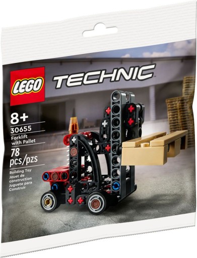LEGO 30655 Vysokozdvižný vozík s paletou