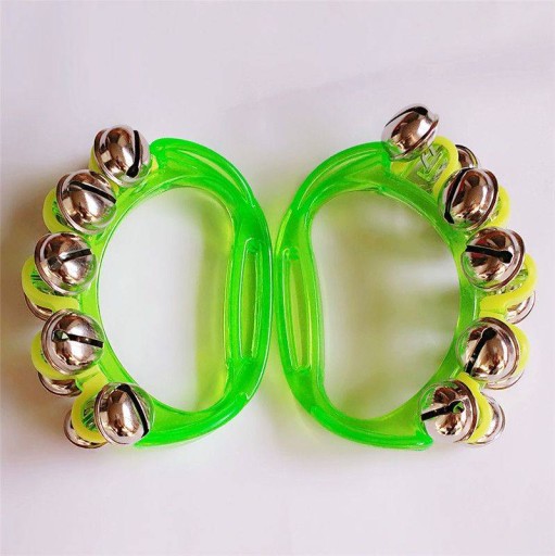 KERA AUDIO G12B GREEN JANICES 10 ZVONČOV RATTLE ZVONIČKY