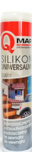 Qmar Univerzálny biely silikón 300ml