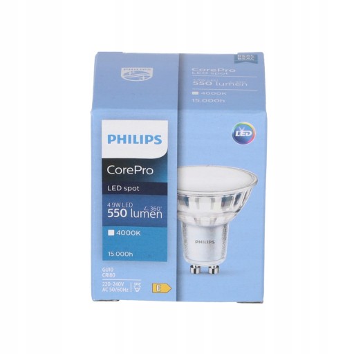 Corepro LEDspot LED žiarovka 550lm GU10 4000K 929002981302