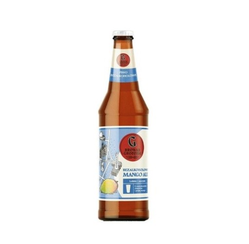Nealko pivo Grodzisk Mango ALE 500ml B/Z