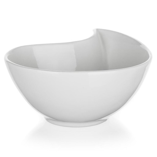 Miska na občerstvenie, sladkosti, olivy, oriešky, MALÁ, 16 cm, BIELE porcelán