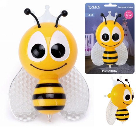 ZÁSUVNÁ LED NOČNÁ LAMPA SO SNÍMAČOM PRE DETI