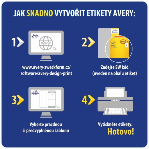 PAPIEROVÉ ETIKETY 40mm okrúhle VEĽMI ODOLNÉ BIELE