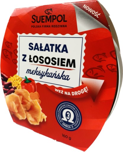 MEXICKÝ ŠALÁT S LOSOSOM 160g SUEMPOL
