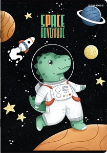Špičkový zápisník 2000 Space A5, 16 štvorcových listov