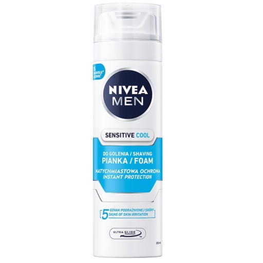 NIVEA MEN SENSITIVE PENA NA HOLENIE COOL 200ML