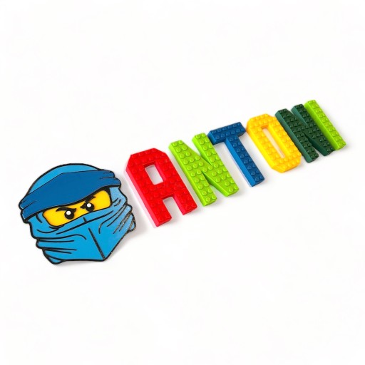 KAJAWIS Dekoračná dekorácia v štýle LEGO ninjago 3D samolepiek na stenu NINJA