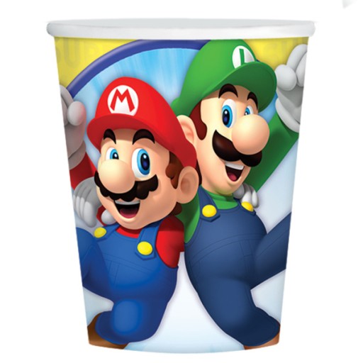 MODRÁ SUPER MARIO PAPIEROVKA 250 ML