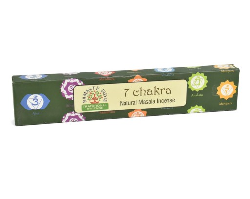 NAMASTE - 7 čakrových vonných tyčiniek