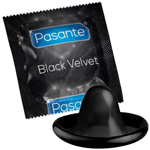 Black Pasante BlackVelvet kondómy 10 kusov