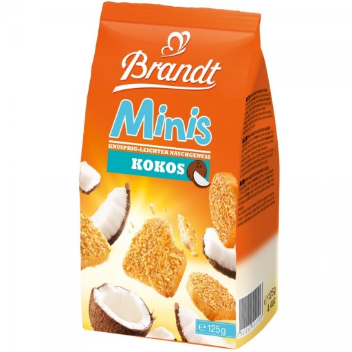 Brandt Minis kokosové sucháre 110g