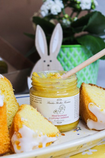 KRÉMOVÝ NEKTÁROVÝ MED S CITRÓNOM A ZÁZVOROM APYIEKA SŁODKA KRAINA 250G