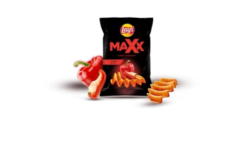 Lay's Maxx Paprika hrubé lupienky Lays 130 g