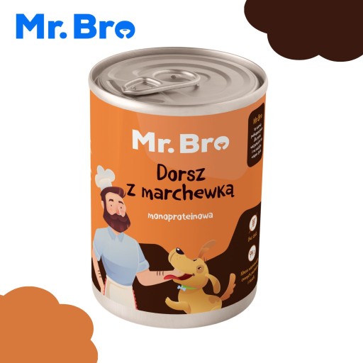 Pán. Bro Treska s mrkvou 94% 400g – Monoproteín