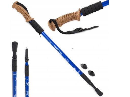 1X NORDIC WALKING palicou TREKKINGOVÉ KORKOVÉ TYČKY
