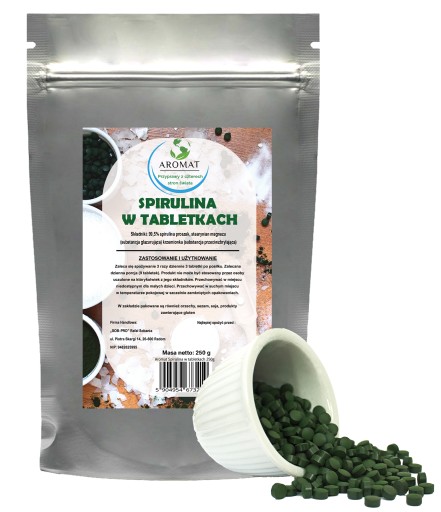 SPIRULINA 250G /1000 TABLETY RIASY/IMUNIT