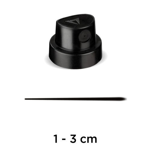 ČIERNA TRYSKA 1-3 cm NÁSTREK