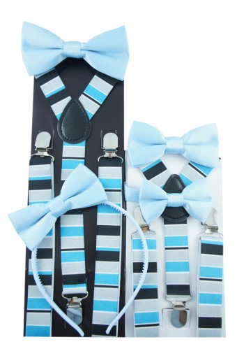 Elegantná, hladká, polomatná čelenka BLUE BOW