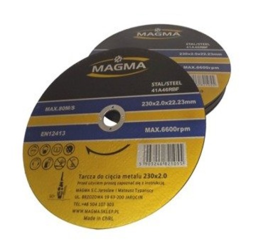 Oceľový rezací kotúč na kov 1 ks 230 x 2,0 kotúče 230 mm M-MAG kov