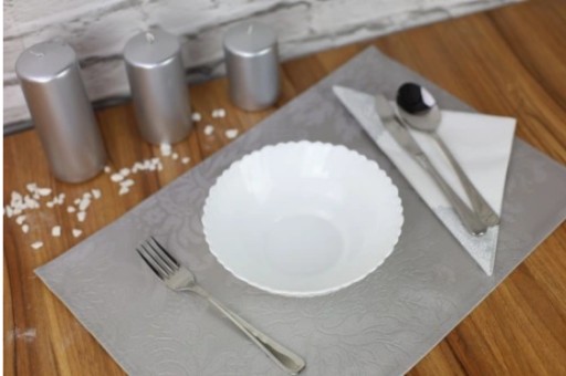 MISKA NA ŠALÁT OPÁL BIELA 23 CM TANIER