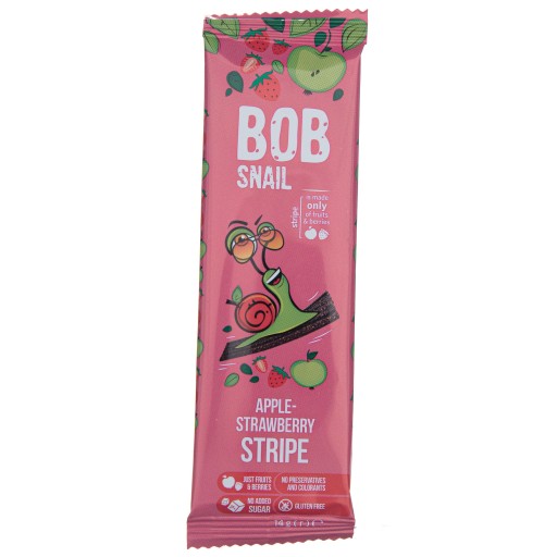 BOB SLIMÁK SLIMÁČ OVOCNÁ SNACK JABLKO JAHODA.