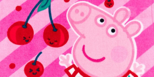 Osuška do škôlky 30x50 peppa pig pink peppa