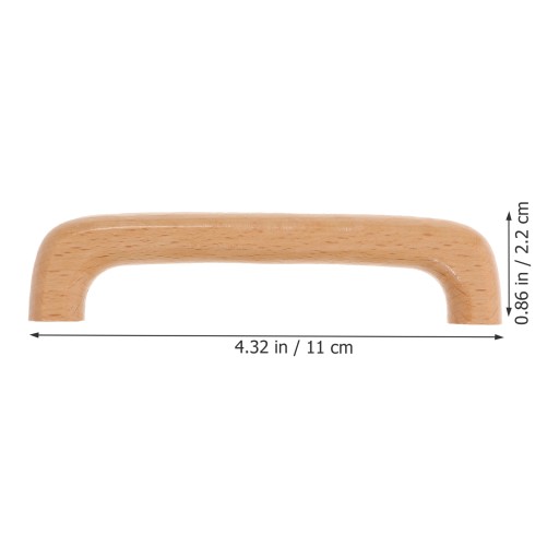 8 ks Matná žltá nábytková úchytka 96mm
