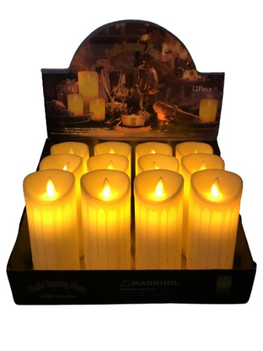LED sviečka Lucerna Sviečka 15cm Pohyblivý plameň