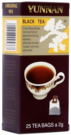 YUNNAN čierny čaj BLACK TEA B901 express, 25 VRECÍ