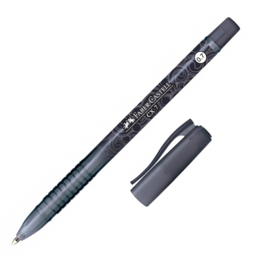 CX7 0,7 mm čierne guľôčkové pero Faber-Castell 256899