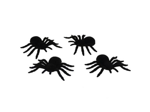 Ozdoby Halloween Spiders 4 ks.
