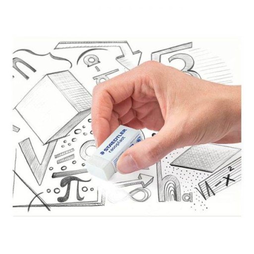 STAEDTLER ERASER WHITE 3 ks
