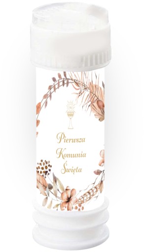 MYDLOVÉ BUBLINY pre hostí PRIJÍMANIE Listy Boho Darček 60ml